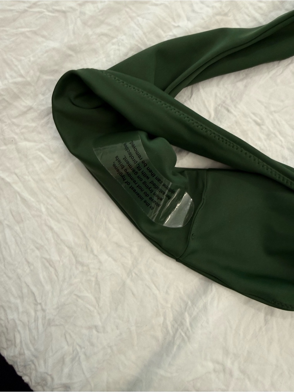 Quince Dark Green Scoop Bikini Set new - Picture 4 of 5